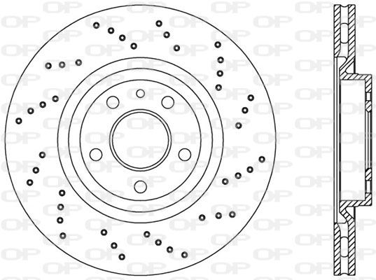 OPEN PARTS Тормозной диск BDRS1663.25